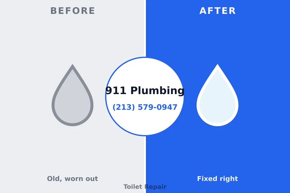 Before and after: plumbing company Big Sky, MT
